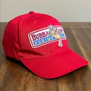 Red Bubba Gump Shrimp Co. SnapBack Embroidered Adult Cap